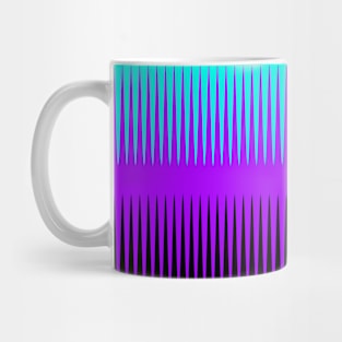 Wave Design Blue, Purple and Black Mug